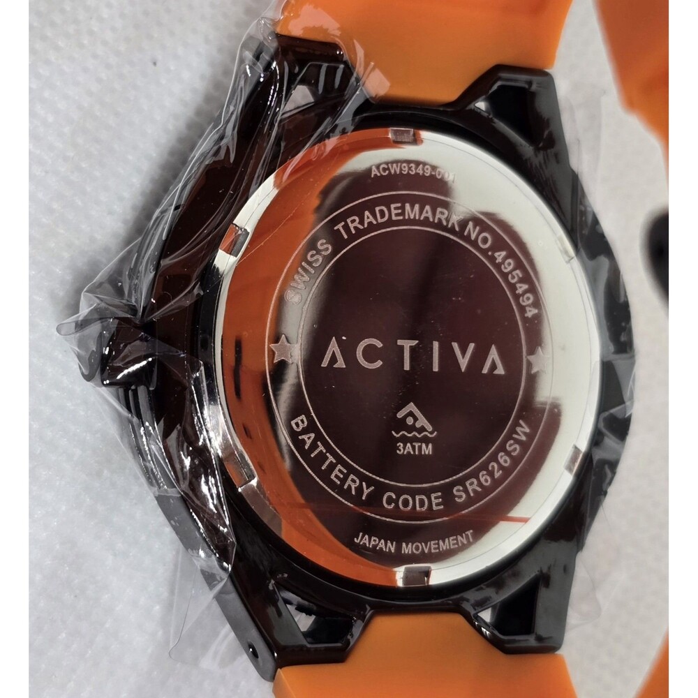 Activa Drift X Invicta Men's Watch 44mm Orange ACW9349-001 New In Box - Picture 6 of 6